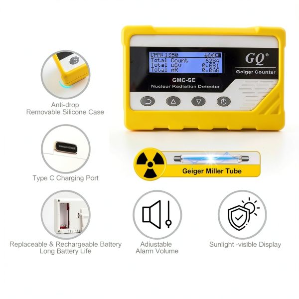 GQ Electronics Geiger Counter Nuclear Radiation Detector-4