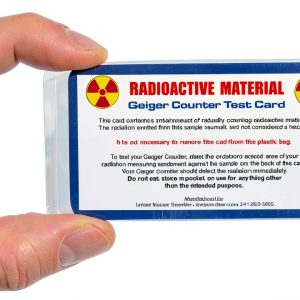 United Nuclear Geiger Counter Test Card Radiation Detection-0