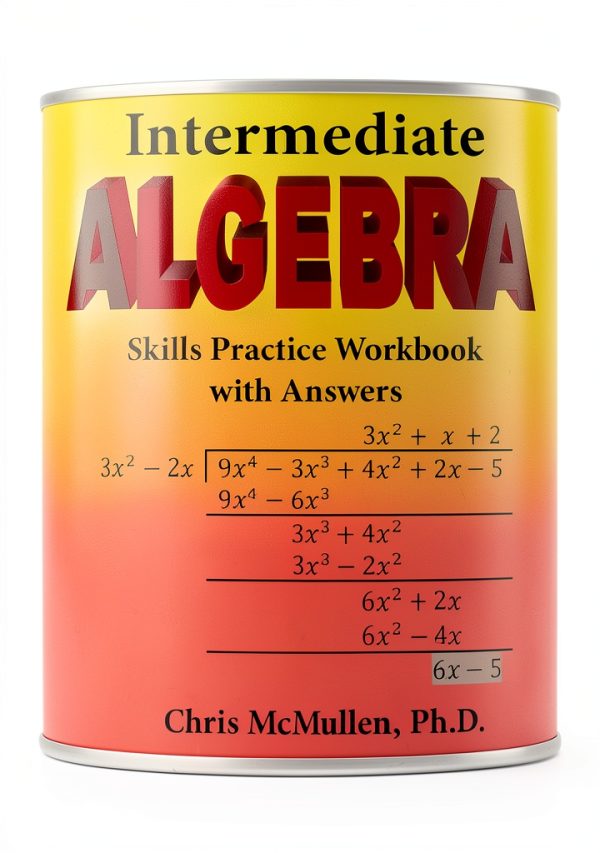 Intermediate Algebra Book Zishka Publishing High School Math-0