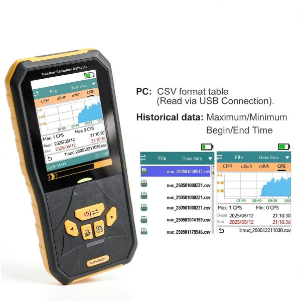 Celvytix Geiger Counter Radiation Detector Multi Mode Alarm-3