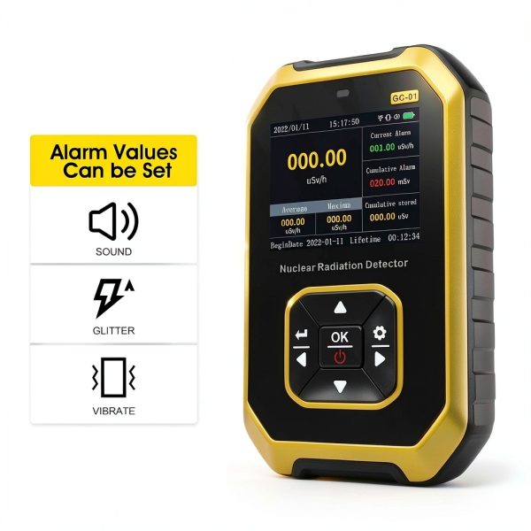 LYCEBELL Geiger Counter Radiation Detector Dosimeter Alarm-1
