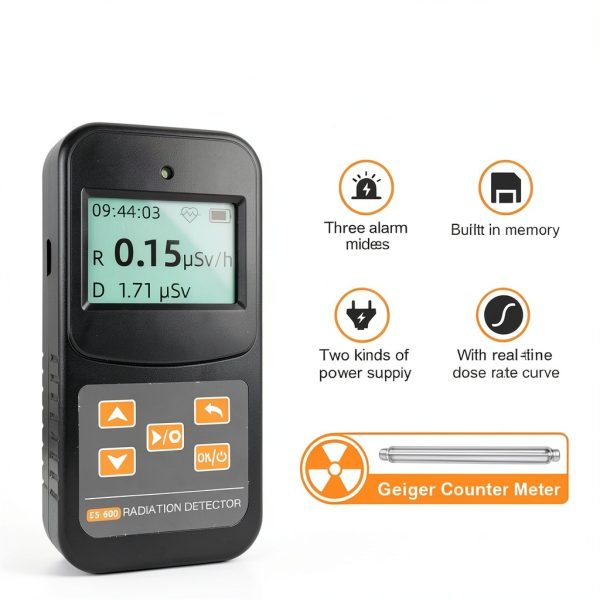 MOESAPU Geiger Counter Nuclear Radiation Detector FS-600-4