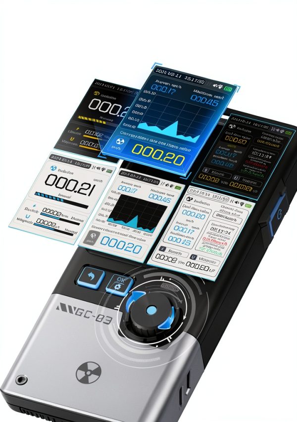 FNIRSI Geiger Counter Tri Mode Radiation Detector-5