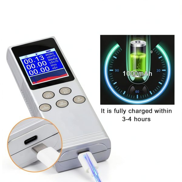 SFNN Geiger Counter Radiation Detector High Sensitivity LCD-6