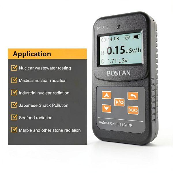 MOESAPU Geiger Counter Nuclear Radiation Detector FS-600-2