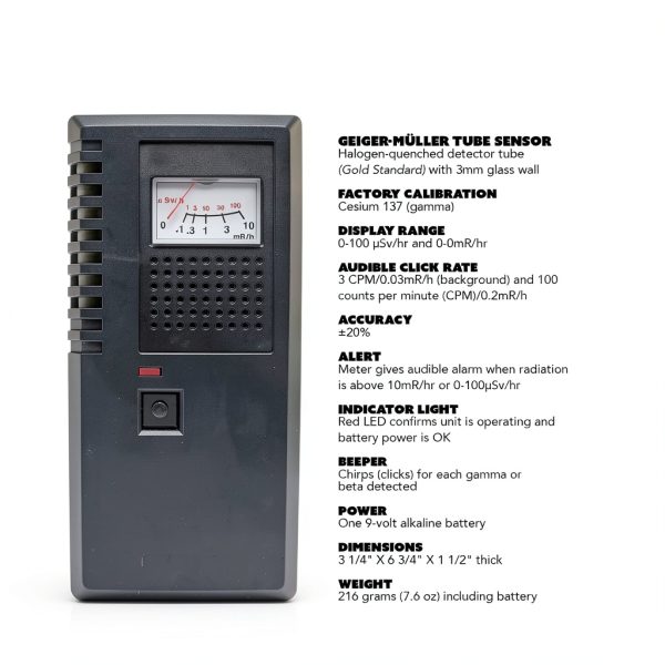 RDX Radiation Monitor Geiger Counter Beta Gamma X-ray-1