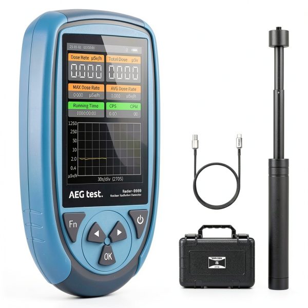 AEGTEST Radiation Detector Professional Nuclear Alpha Beta-0