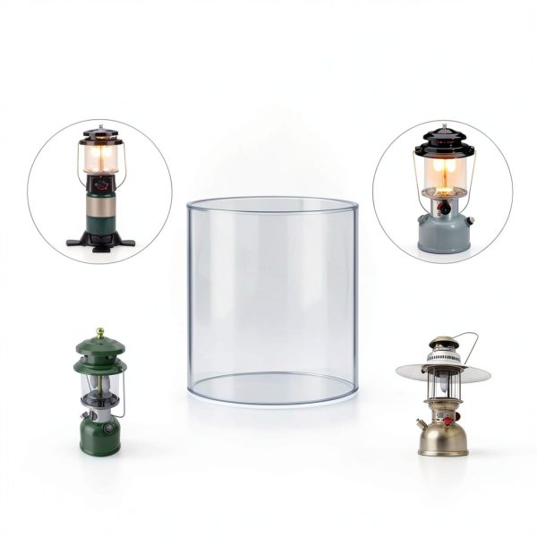 Ceoighe Lantern Glass Replacement Quality Plastic Camping-4