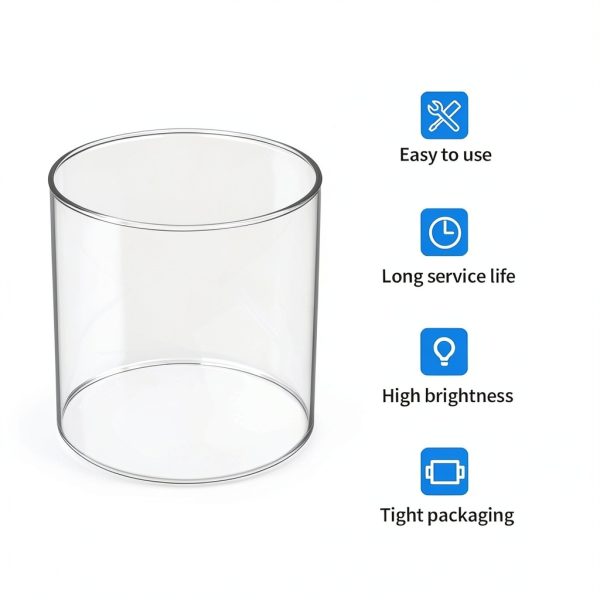 LVACODV Camping Lantern Accessories Glass Globe Mantles-4