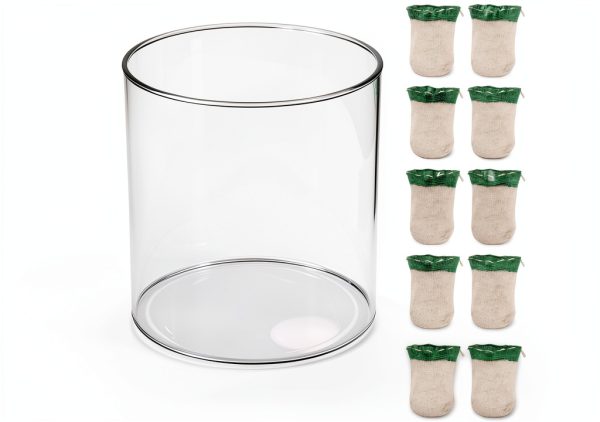 LVACODV Camping Lantern Accessories Glass Globe Mantles-0