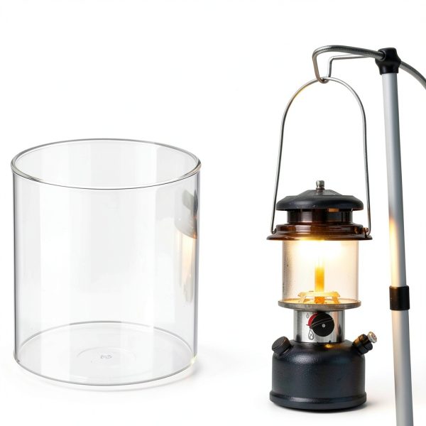 Ceoighe Lantern Glass Replacement Quality Plastic Camping-3
