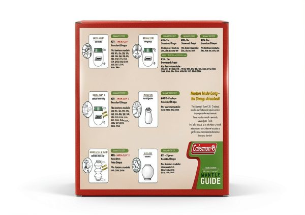 Coleman Red Heat-resistant Fiber Lantern Mantle-2
