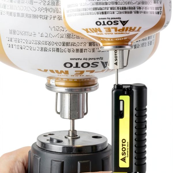 SOTO Butane Refill Adapter Silver Alloy Steel-2