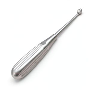 Orthopedic Spratt Brun Mastoid 6" Curette #4 G.S High Stainless Steel-0