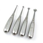 OdontoMed2011 4 Spratt BRUN Bone Curette Set Size 000 1 4 6-0