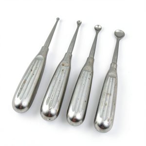 OdontoMed2011 4 Spratt BRUN Bone Curette Set Size 000 1 4 6-0