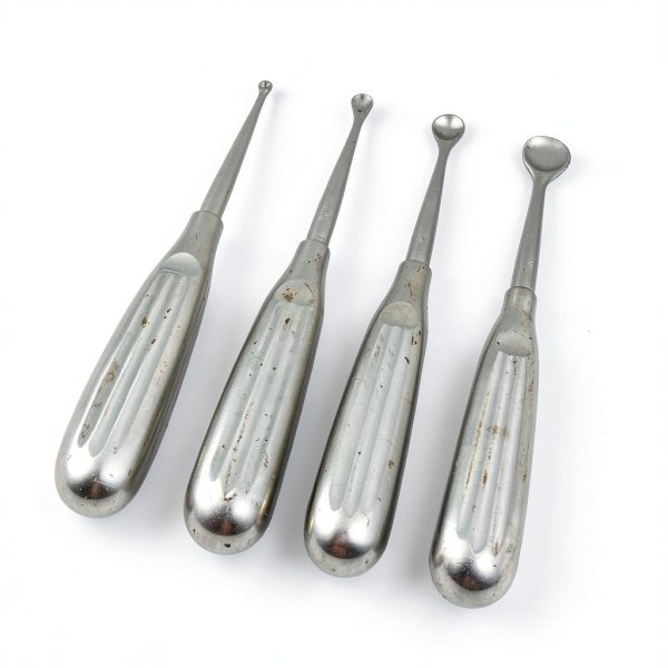OdontoMed2011 4 Spratt BRUN Bone Curette Set Size 000 1 4 6-0