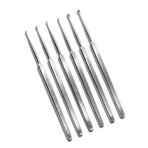 Cymed Meyhoefer Chalazion Ear Curettes Kit 6‑Piece 00‑4 Premium Steel-0