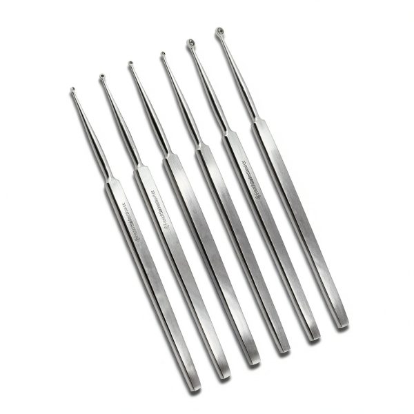 Cymed Meyhoefer Chalazion Ear Curettes Kit 6‑Piece 00‑4 Premium Steel-0