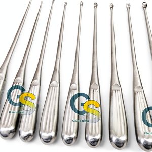 G.S Set of 9 PCS Halle Bone Curette-0