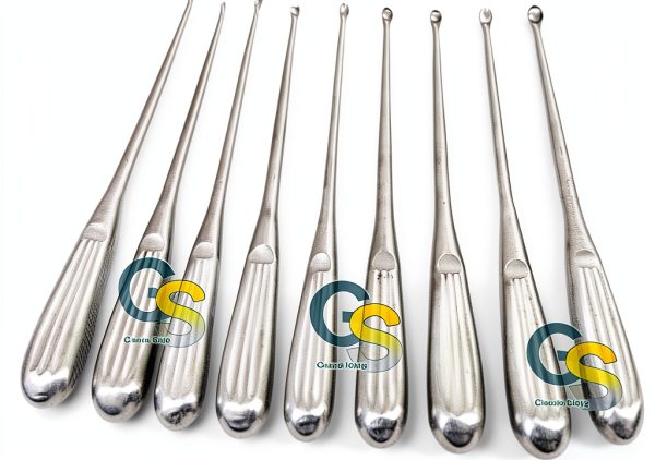 G.S Set of 9 PCS Halle Bone Curette-0