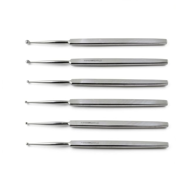 Cymed Meyhoefer Chalazion Ear Curettes Kit 6‑Piece 00‑4 Premium Steel-3