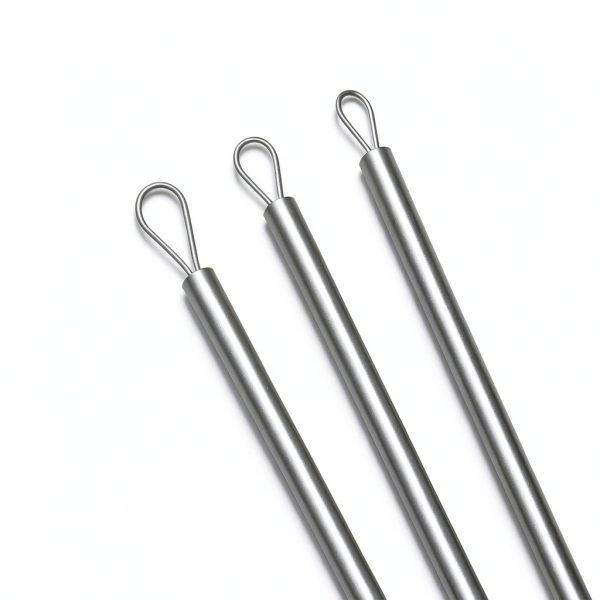SURGICAL ONLINE 3 pcs Billeau Safe Ear Curettes with Loops Flexible Ear Surgical and Ear Instruments-2