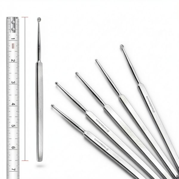 Cymed Meyhoefer Chalazion Ear Curettes Kit 6‑Piece 00‑4 Premium Steel-2